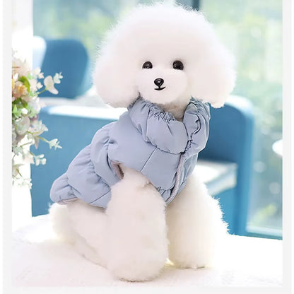 SnuggleFit Winter Pet Jacket – Soft, Stylish Warmth for Small to Medium Dogs & Cats